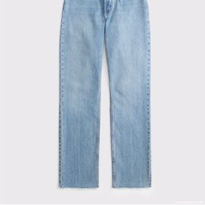 Abercrombie Light Blue 90s Straight Leg Jeans 26 LONG